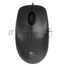 Мышь проводная Logitech M90 черный, 1000 dpi, USB, кнопки - 3