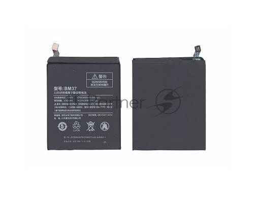 Аккумуляторная батарея BM37 (Int.Version) для Xiaomi Mi 5s Plus 3800mAh / 14.63Wh 3,85V