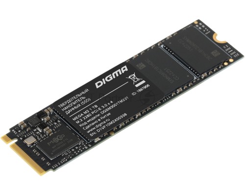 Накопитель SSD Digma PCI-E 3.0 x4 1Tb DGSM3001TM23T MEGA M2 M.2 2280