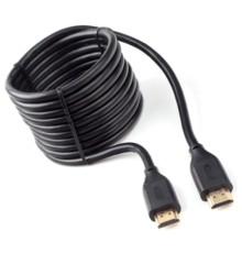 Кабель HDMI Cablexpert 19M/19M, v2.1, 8К, медь, позол.контакты, экран, 3м, черный, пакет (CC-HDMI8K-3M)