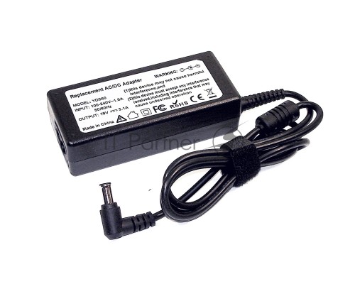 Блок питания для монитора и телевизора LCD 19V 3.10A 59W (6.5x4.4mm) OEM
