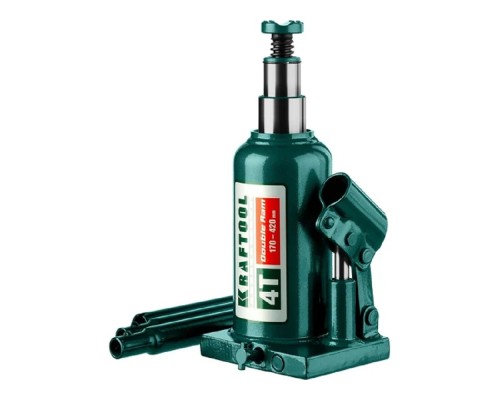 [Клещи ] Домкрат гидравлический KRAFTOOL 43463-4 бутылочный,  4т