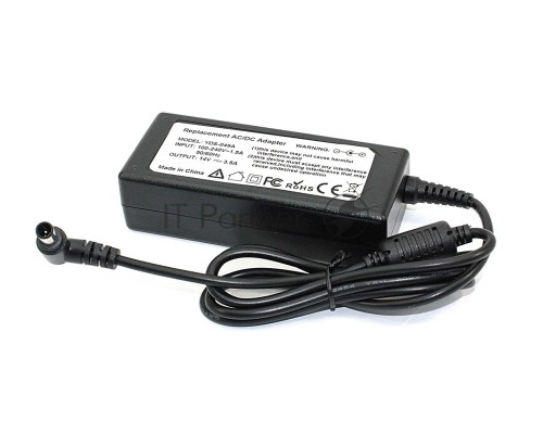 Блок питания (сетевой адаптер) для ноутбуков Samsung 14V 3.5A 6.5x4.4 OEM