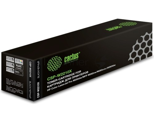 Картридж лазерный Cactus CSP-W2210X черный (3150стр.) для HP M255/MFP M282/M283