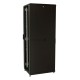 Шкаф серверный WRline (WR-TT-4268-AS-RAL9004) напольный 42U 600x800мм пер.дв.стекл задн.дв.стал.лист 2 бок.пан. 800кг черный 710мм 2055мм IP20 сталь