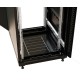 Шкаф серверный WRline (WR-TT-4268-AS-RAL9004) напольный 42U 600x800мм пер.дв.стекл задн.дв.стал.лист 2 бок.пан. 800кг черный 710мм 2055мм IP20 сталь