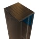 Шкаф серверный WRline (WR-TT-4768-AS-RAL9004) напольный 47U 600x800мм пер.дв.стекл задн.дв.стал.лист 2 бок.пан. 800кг черный 710мм 2277мм IP20 сталь