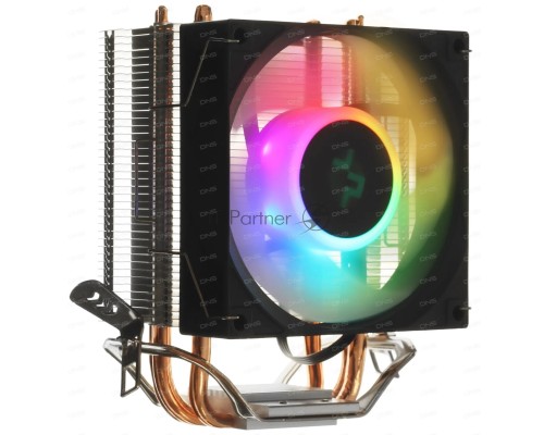 Кулер DEEPCOOL AG300 LED серебристый 92мм алюминий/медь 3050rpm 4-pin 30,5db 150Вт