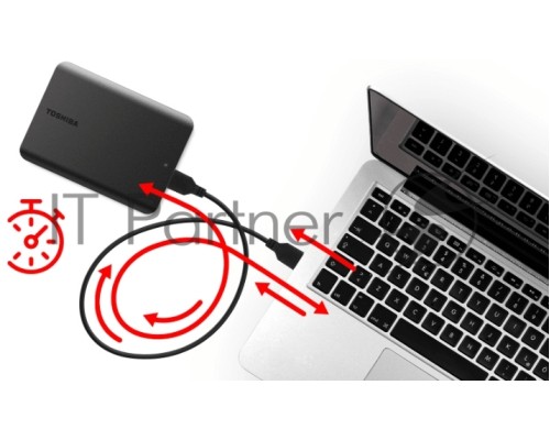 Внешний жесткий диск Toshiba Canvio Basics HDTB540EK3CA 4TB 2.5