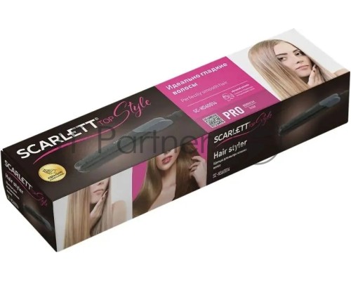 Щипцы Scarlett SC-HS60014 25Вт макс.темп.:190С покрытие:керамическое черный