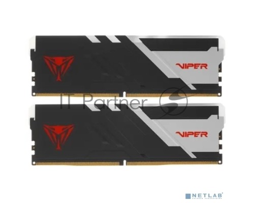 Оперативная память DDR5 2x32Gb 5200MHz Patriot PVVR564G520C40K Viper Venom RGB RTL Gaming PC5-41600 CL40 DIMM 288-pin 1.35В с радиатором Ret Оперативная память DDR5 2x32Gb 5200MHz Patriot PVVR564G520C40K Viper Venom RGB RTL Gaming PC5-41600 CL40 DIMM 288-pin 1.35В с радиатором Ret