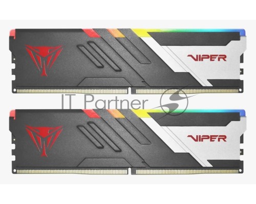 Оперативная память DDR5 2x32Gb 5200MHz Patriot PVVR564G520C40K Viper Venom RGB RTL Gaming PC5-41600 CL40 DIMM 288-pin 1.35В с радиатором Ret Оперативная память DDR5 2x32Gb 5200MHz Patriot PVVR564G520C40K Viper Venom RGB RTL Gaming PC5-41600 CL40 DIMM 288-pin 1.35В с радиатором Ret