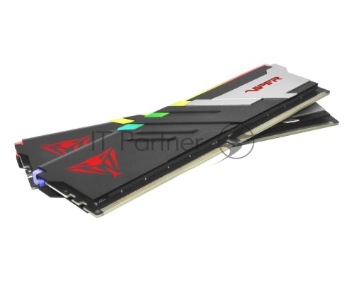 Оперативная память DDR5 2x32Gb 5200MHz Patriot PVVR564G520C40K Viper Venom RGB RTL Gaming PC5-41600 CL40 DIMM 288-pin 1.35В с радиатором Ret Оперативная память DDR5 2x32Gb 5200MHz Patriot PVVR564G520C40K Viper Venom RGB RTL Gaming PC5-41600 CL40 DIMM 288-pin 1.35В с радиатором Ret