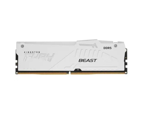 [Модуль памяти] Kingston 16GB 5200MT/s DDR5 CL36 DIMM FURY Beast White RGB EXPO KF552C36BWEA-16