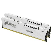 Kingston 64GB 5200MT/s DDR5 CL40 DIMM (Kit of 2) FURY Beast White XMP KF552C40BWK2-64