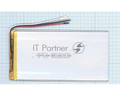 Аккумулятор Li-Pol (батарея) 3*70*155мм 3pin 3.7V/4000mAh
