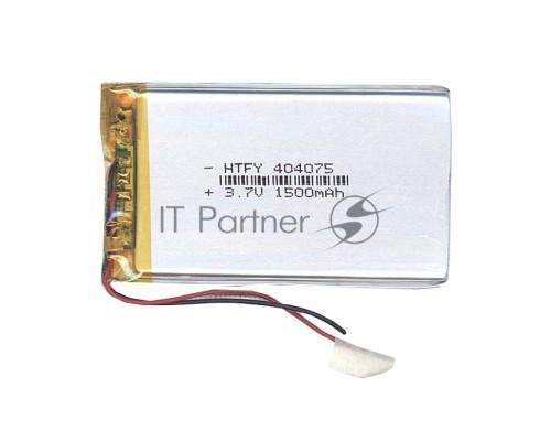 Аккумулятор Li-Pol (батарея) 4*40*75мм 2pin 3.7V/1500mAh