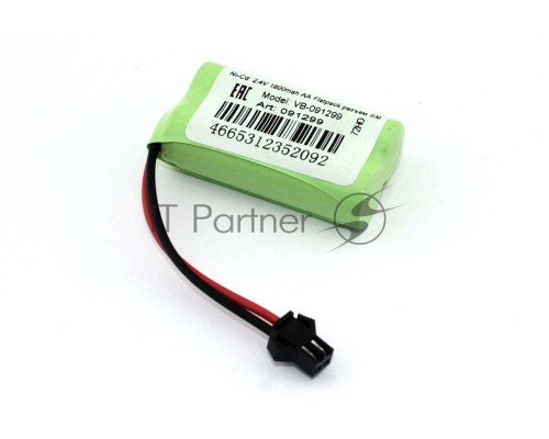 Аккумулятор Ni-Cd  2.4V 1800mah AA Flatpack разъем SM