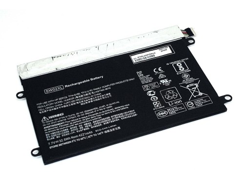 Аккумуляторная батарея для ноутбука HP X2 210 G2 (SW02XL) 7.7V 4221mAh