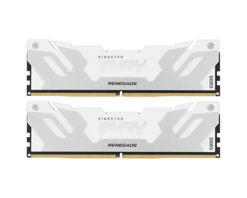 [Модуль памяти] Память оперативная/ Kingston 32GB 6400MT/s DDR5 CL32 DIMM (Kit of 2) FURY Renegade White XMP