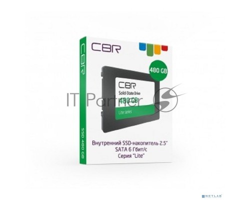 Накопитель SSD CBR SSD-480GB-2.5-LT22, серия 