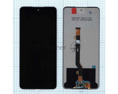 Дисплей для Tecno Pova 2, Infinix Note 10 NFC черный