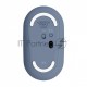 Мышь беспроводная Logitech Pebble M350 синий, 1000 dpi, радиоканал, Bluetooth, USB, кнопки - 3