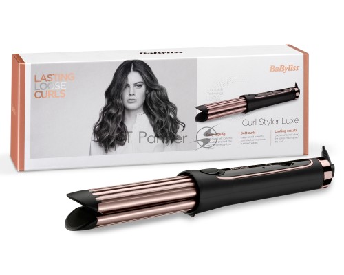Щипцы Babyliss C112E макс.темп.:200С покрытие:кварц-керамическое черный