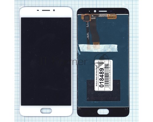 Дисплей для Meizu M5 Note белый