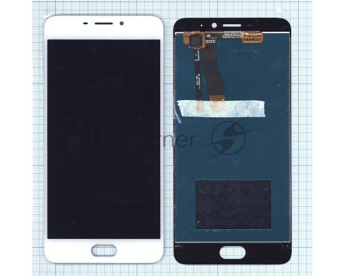 Дисплей для Meizu M5 Note белый