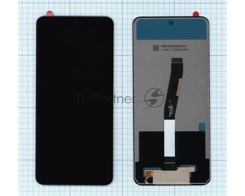 Дисплей для Xiaomi Redmi Note 9S, Redmi Note 9 Pro в сборе с тачскрином (copy) черный