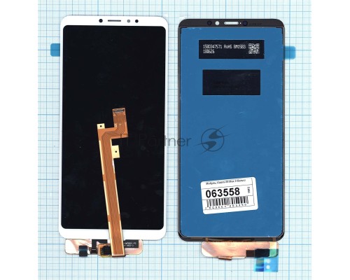 Дисплей для Xiaomi Mi Max 3 в сборе с тачскрином белый