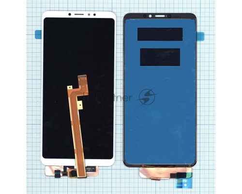 Дисплей для Xiaomi Mi Max 3 в сборе с тачскрином белый