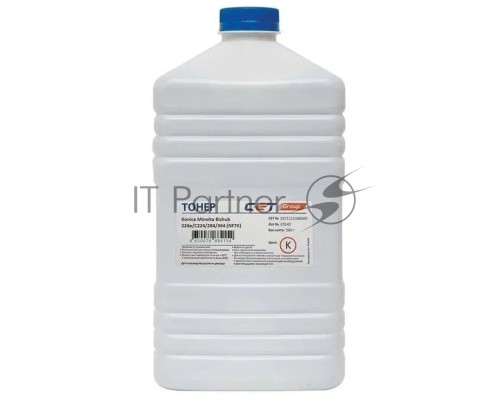 Тонер Cet NF7K TN-321K/322/711K/712K CET111116K500 черный бутылка 500гр. для принтера KONICA MINOLTA Bizhub 224e/C224/284/364