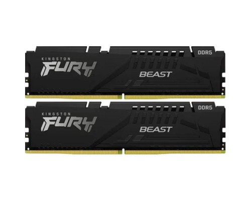 [Модуль памяти] Kingston 32Gb Kit 2x16Gb 5600MHz KF560C36BBE2K2-32 Fury Beast Black