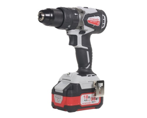 [Дрель, Шуруповерт] Интерскол ДАУ-13/36В 90 Ударная дрель-шуруповер [860.2.2.70] { кейс, 2 аккум. 2,0Ач, ЗУ }