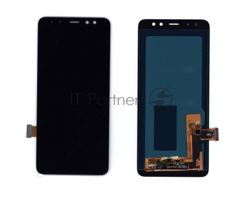 Дисплей для Samsung Galaxy A8 (2018) SM-A530F в сборе с тачскрином (OLED) черный