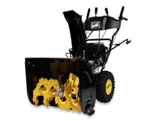 [Снегоуборочная техника] CHAMPION Снегоуборщик ST761BS { 6,5л, 61см 6F/2R колеса3л78,5кг эл.стартер,фара,обогрев } 