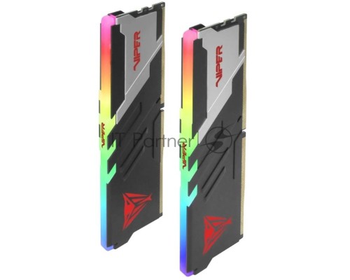 Оперативная память Patriot 64Gb DDR5 5600MHz PVVR564G560C40K Viper Venom RGB 2x32Gb RTL Gaming PC5-44800 CL40 DIMM 288-pin 1.35В Оперативная память Patriot 64Gb DDR5 5600MHz PVVR564G560C40K Viper Venom RGB 2x32Gb RTL Gaming PC5-44800 CL40 DIMM 288-pin 1.35В