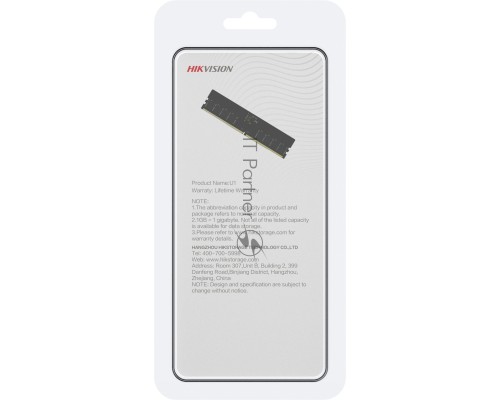 Оперативная память DDR4 16Gb 3200MHz Hikvision HKED5161DAA4K7ZK1/16G RTL PC4-25600 CL18 DIMM 288-pin 1.35В Ret