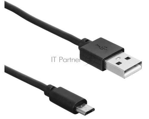 Кабель SunWind USB (m)-micro USB (m) 1м черный