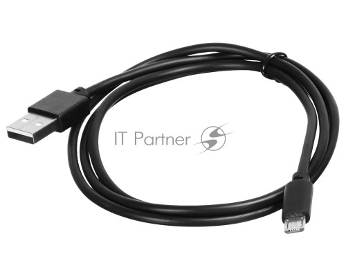 Кабель SunWind USB (m)-micro USB (m) 1м черный