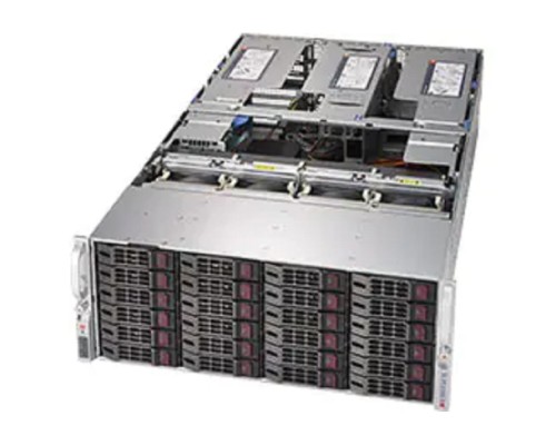 [Сервер в сборе] SYS-8049U-E1CR4T (bundle2) в составе: 4U / 4x Xeon Gold 6240 / 8x DDR4 32GB RDIMM 3200 / 1x SSD NVMe 960GB, M.2 / 8x HDD SAS 4Tb, 3.5