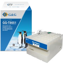 Картридж струйный G&G GG-C13T865140 T8651 черный (176мл) для Epson WorkForce Pro WF-M5690DWF/M5190DW