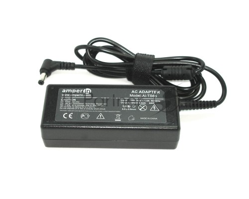 Блок питания (сетевой адаптер) Amperin AI-TS65 для ноутбуков Toshiba 19V 3.42A 5.5x2.5 mm