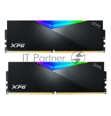 Оперативная память Adata DDR5 Общий объём памяти 32Гб Module capacity 16Гб Количество 2 7200 МГц Радиатор Множитель частоты шины 34 1.45 В RGB черный AX5U7200C3416G-DCLARBK