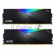 Оперативная память Adata DDR5 Общий объём памяти 32Гб Module capacity 16Гб Количество 2 7200 МГц Радиатор Множитель частоты шины 34 1.45 В RGB черный AX5U7200C3416G-DCLARBK
