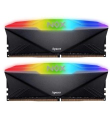 Apacer 32GB DDR4 3200 DIMM NOX RGB AURA2 w/HS RP-K2 Kit (2x16GB), 1.35V, 1024x8 AH4U32G32C28YNBAA-2