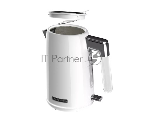 Чайник электрический Polaris PWK 1746CA Water Way Pro 1.7л. 2200Вт белый (корпус: нержавеющая сталь)