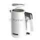 Чайник электрический Polaris PWK 1746CA Water Way Pro 1.7л. 2200Вт белый (корпус: нержавеющая сталь)